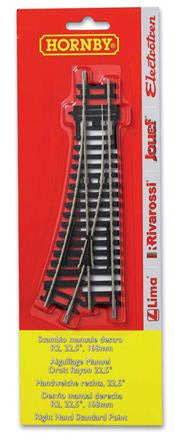 Hornby Hornby Right Hand Point x 1 Blister Pack