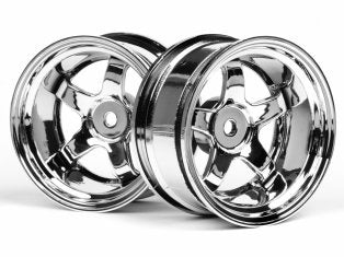 HPI Racing WORK MEISTER S1 WHEEL 26mm Chrome 9mm O/Set