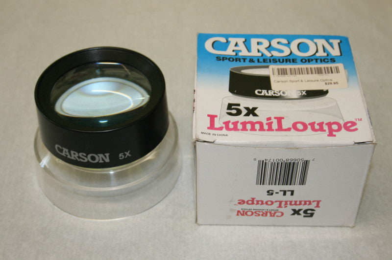 Carson MagniCloth 5x Power Linen Tester