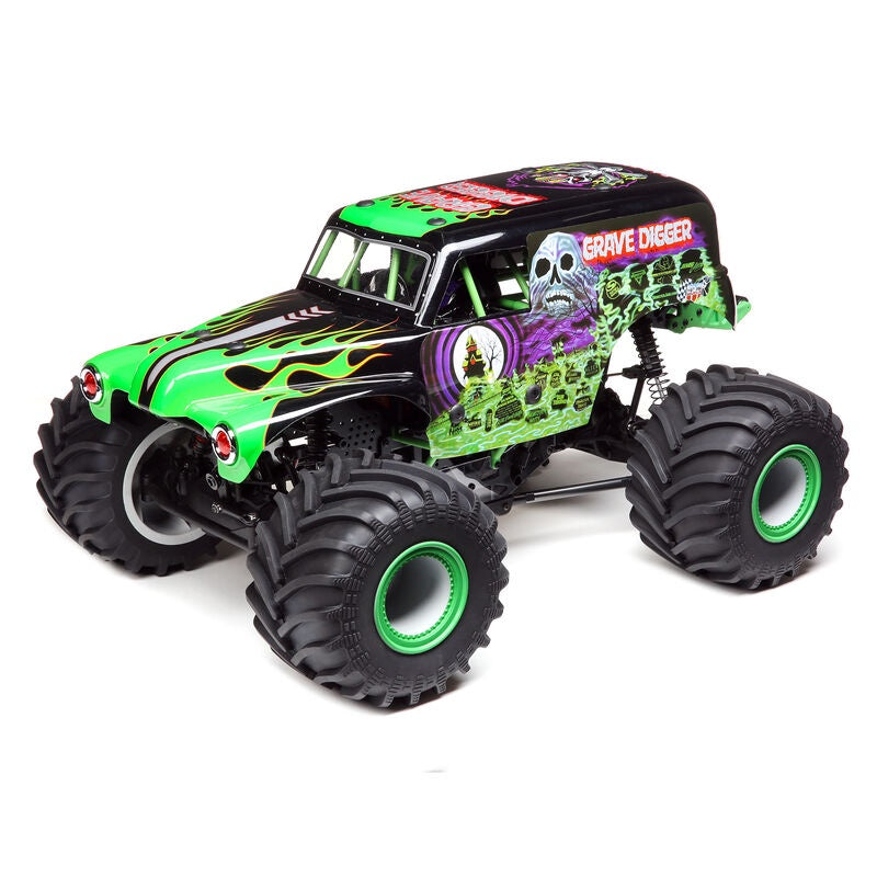 Losi LMT 4WD Solid Axle Monster Truck, Grave Digger