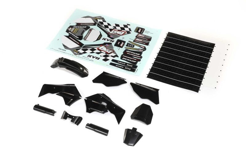 Black Plastics with Wraps: Promoto-MX by LOSI