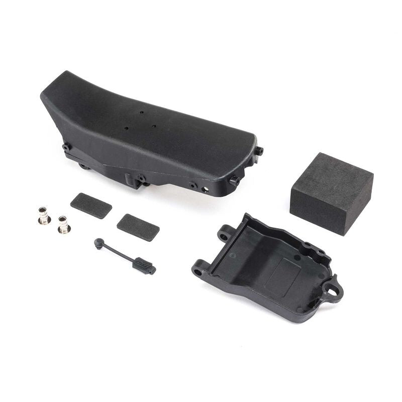 Losi Seat, Battery Box Set: Promoto-MX