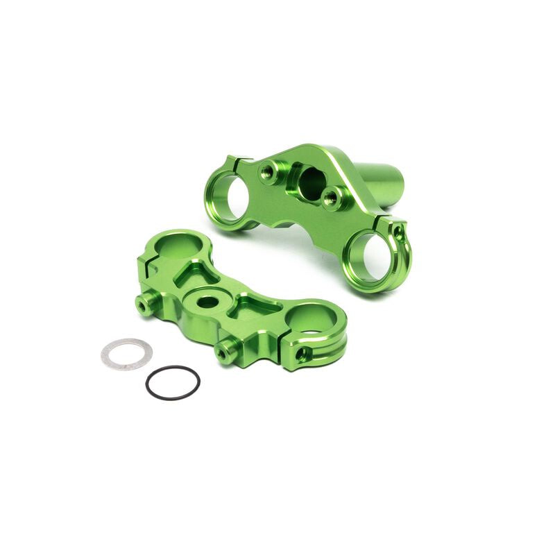 Losi Promoto MX Aluminum Triple Clamp Set, Green