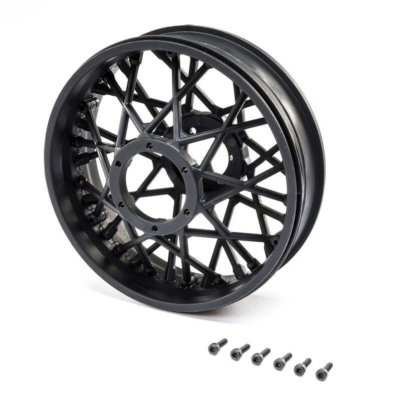 Losi Promoto MX Rear Wheel Set, Black