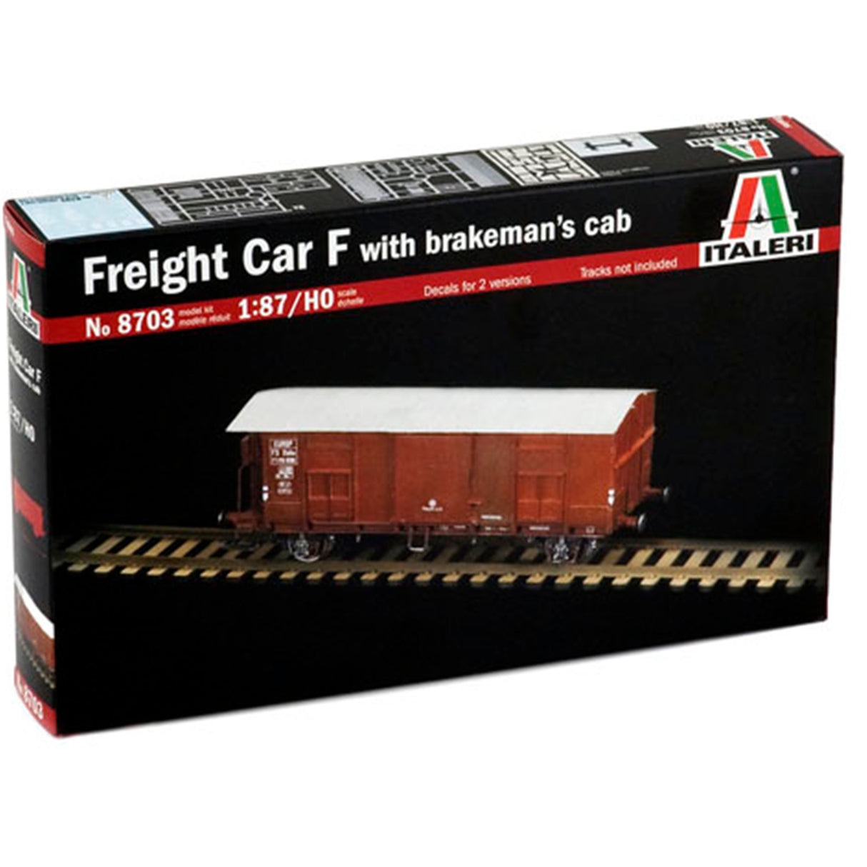 Italeri 1:87 Freight Car F W/Brakeman's Cab