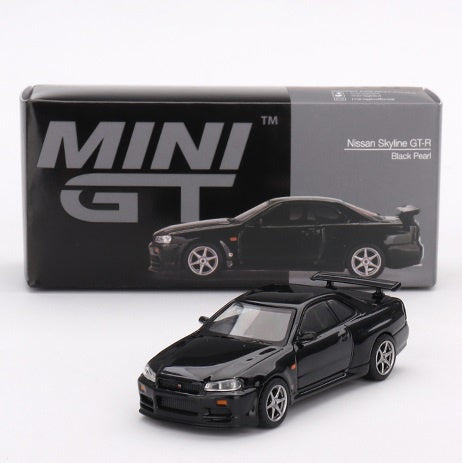 MiniGT 1:64 Nissan Skyline GT-R (R34) V Spec Black Pearl