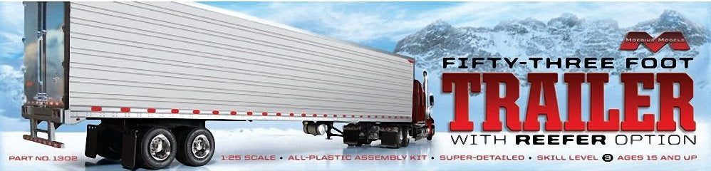 Moebius 1:25 53' Trailer with Reefer