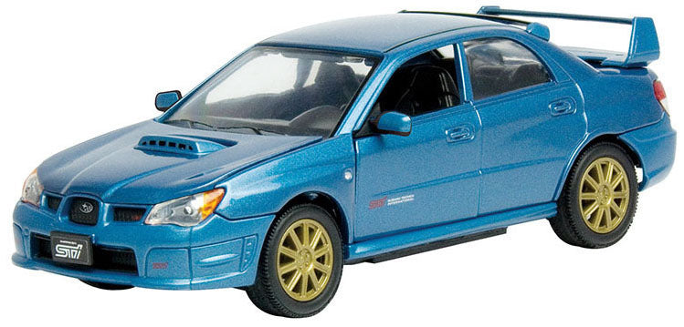 MotorMax 1:24 Subaru Impreza WRX STI Blue