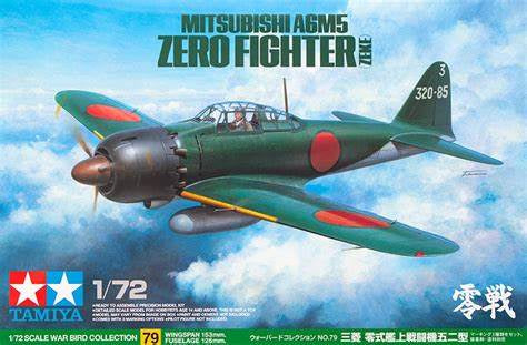 Tamiya 1:72 A6M5 Zero Fighter(Zeke)