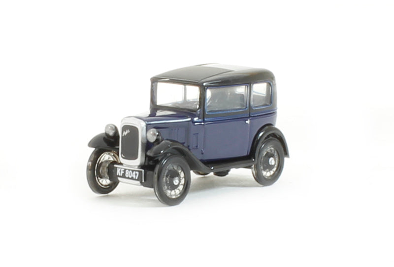 Oxford 1:76 Austin 7 RN Saloon Royal Blue