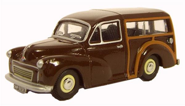 Oxford 1:76 Morris Minor Traveller Maroon