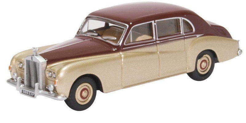 Oxford 1:76 RR Phantom V Burgundy/Silver Sand