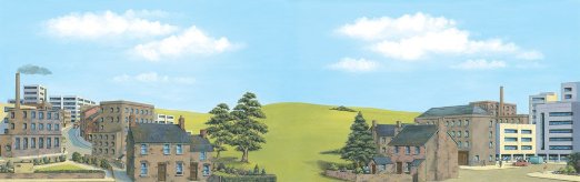 Peco Background Large City Extensions