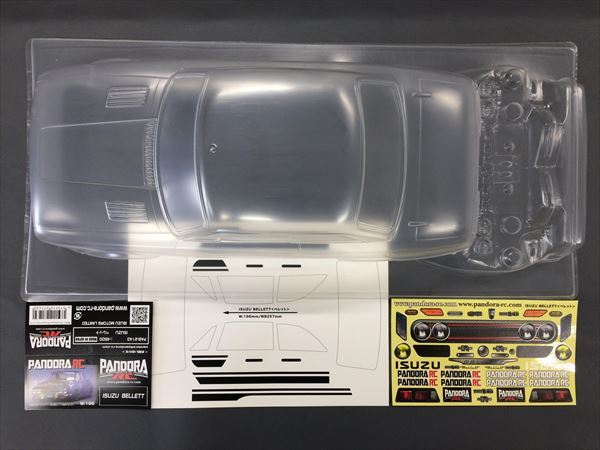 Pandora Isuzu Bellett Clear RC Body