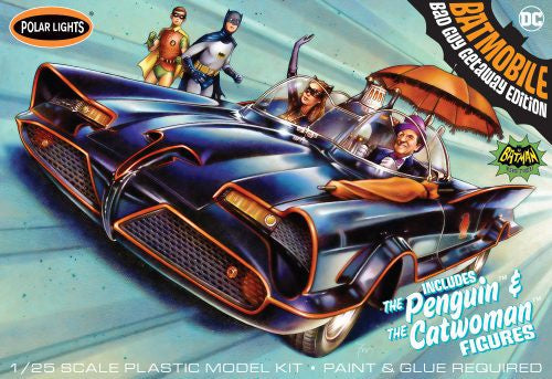 Polar Lights 1:25 Batmobile with Catwoman & Penguin