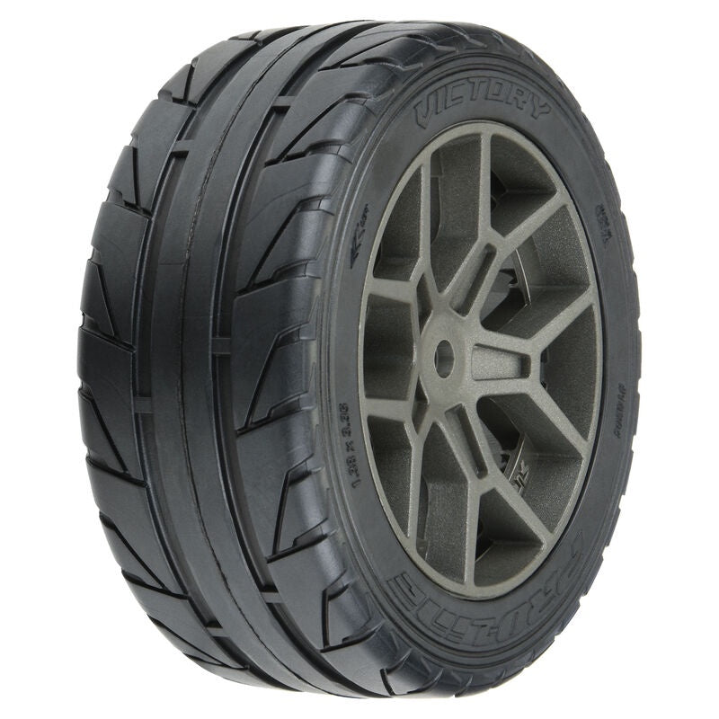 Proline 1/8 Vector S3 F/R 35/85 2.4" BELTED MTD 14mm Gray