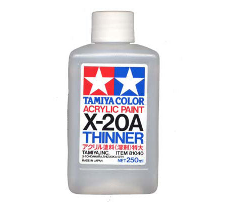 Tamiya Acrylic Thinner 250ml X20A