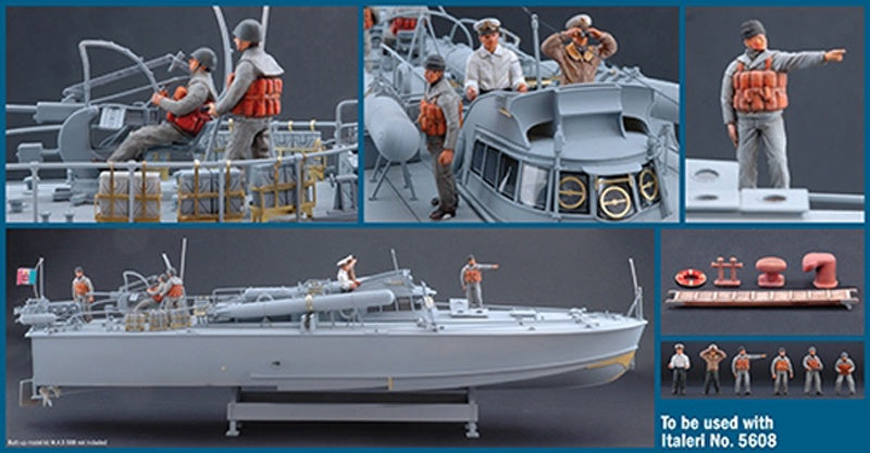 Italeri 1:35 M.A.S. CREW and accessories