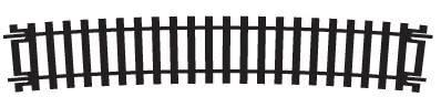 Hornby Curve 11.25 deg. 852mm