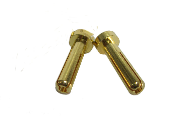 RCP 4mm Gold Bullet Connectors 2pcs