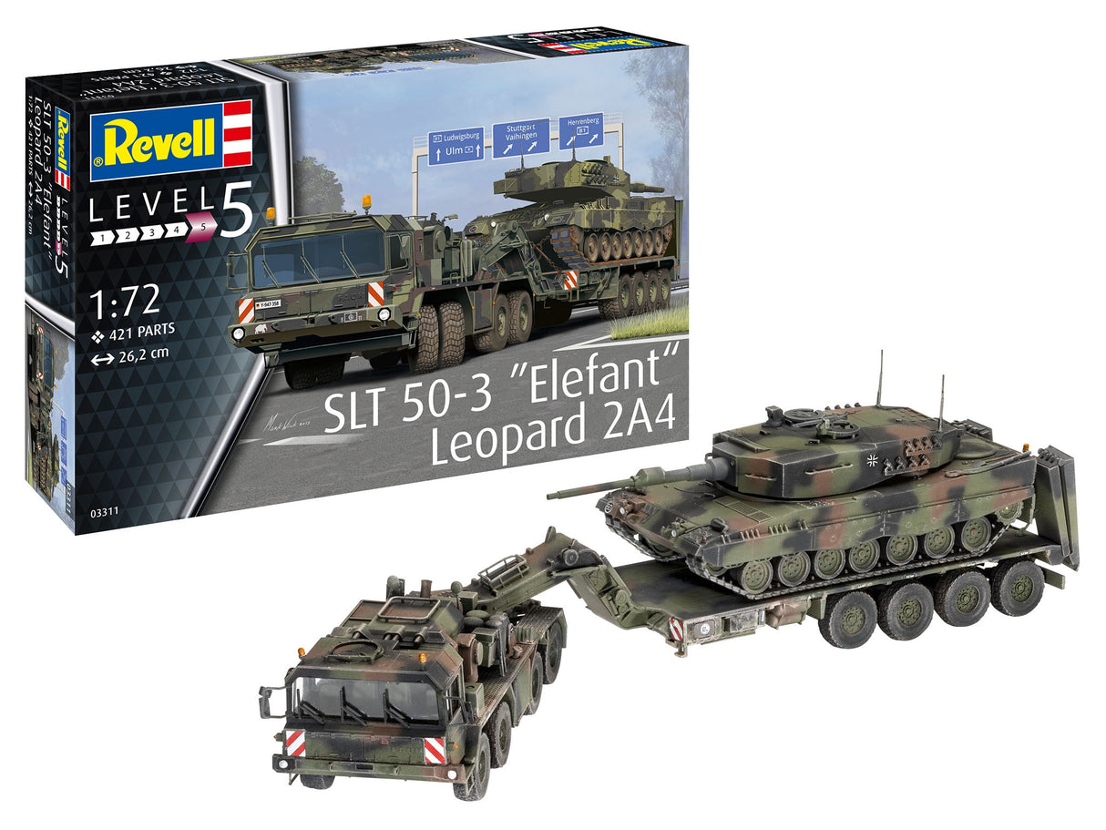 Revell 1:72 SLT 50-3 "Elefant" Leopard 2A4