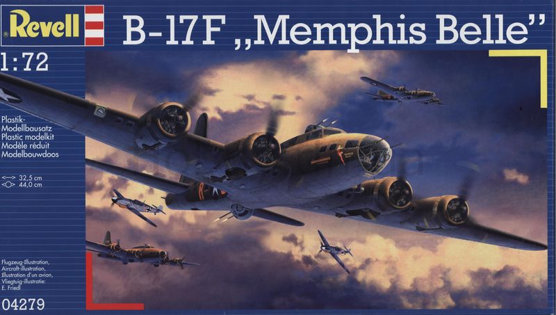 Revell 1:72 B-17F Memphis Belle