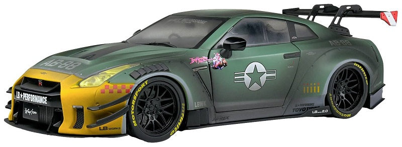 Solido 1:18 2022 Nissan GT-R (R35) LB Works Army Fighter