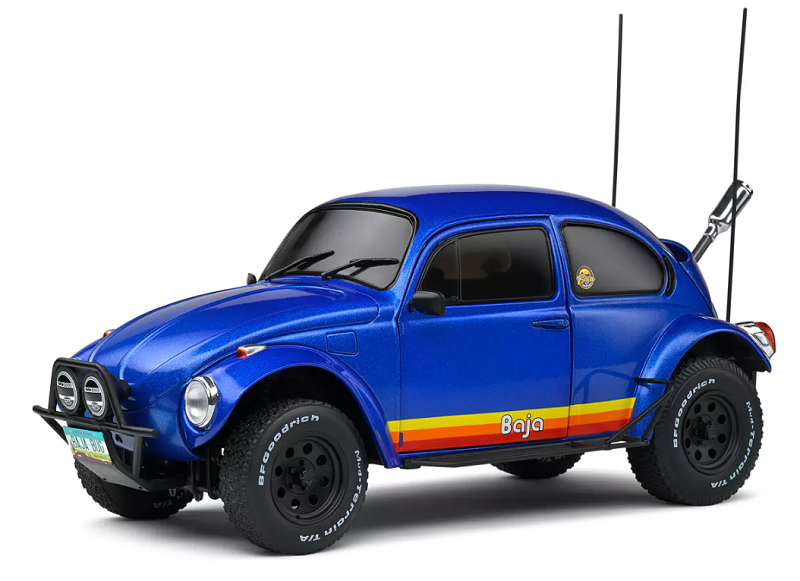 Solido 1:18 1975 VW Beetle Baja Blue Met