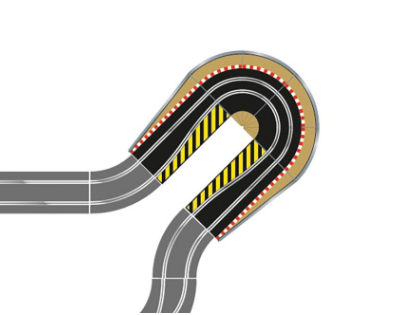 Scalextric 1:32 Hairpin Curve Accessory Pack