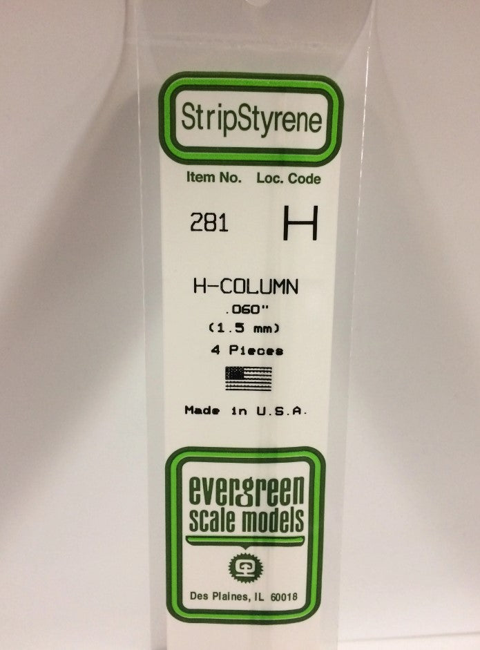 H Column 35Cm Long X 1.50Mm( 4