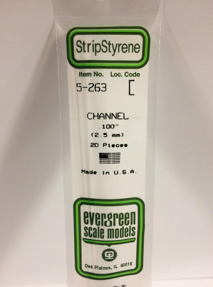 Channel 35Cm Long X 2.5Mm 4