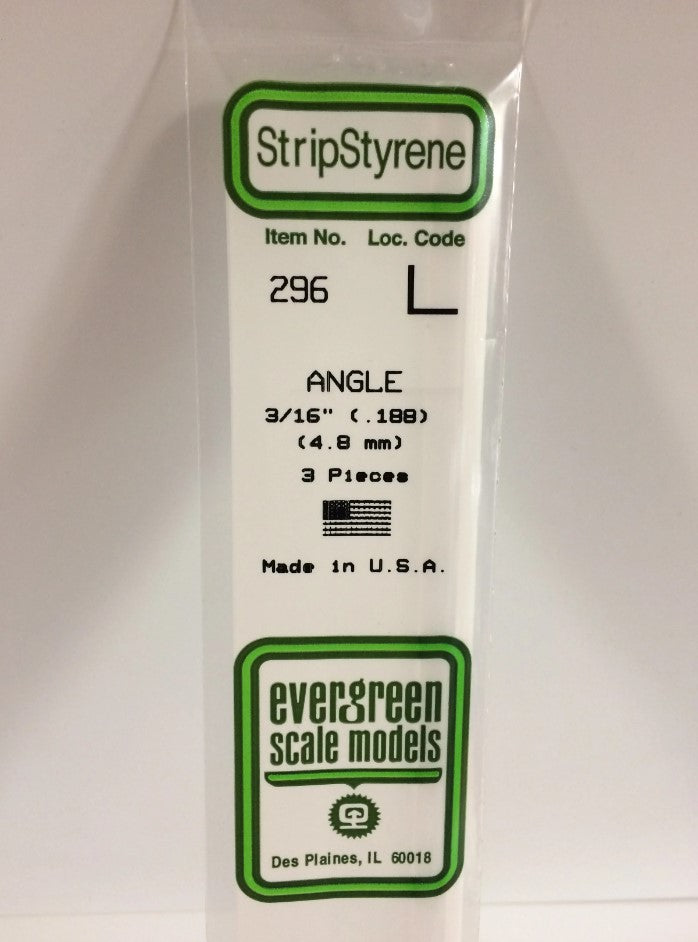 Angle 35cm Long x 4.80mm pkt3
