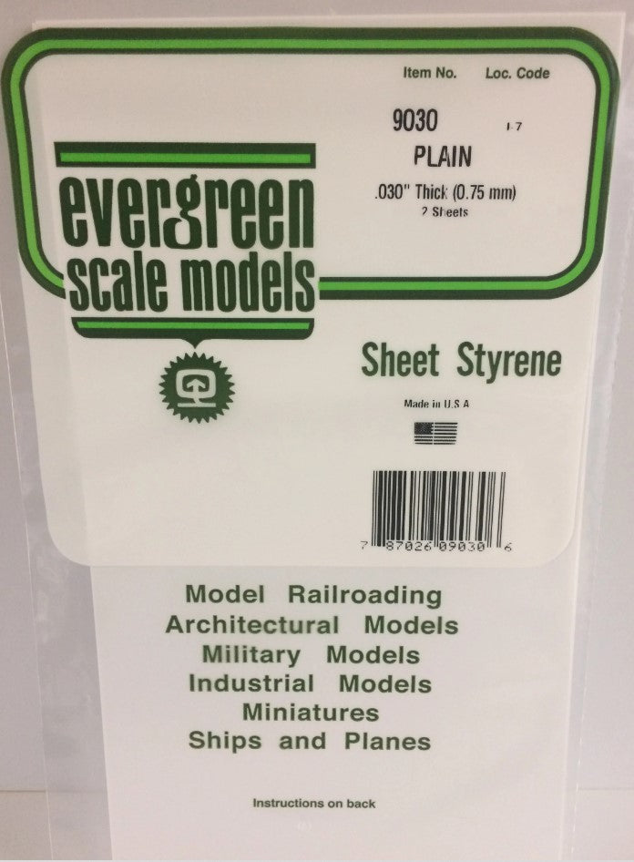 Sheet White 15X29cm X.75mm (2)