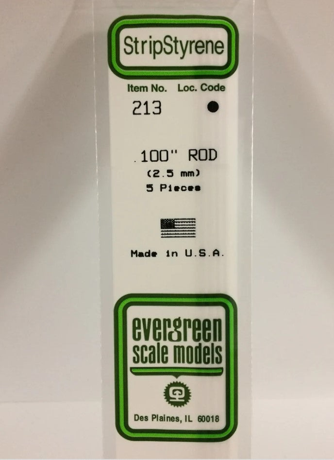 Rod White 35cm Long x 2.5mm (5)