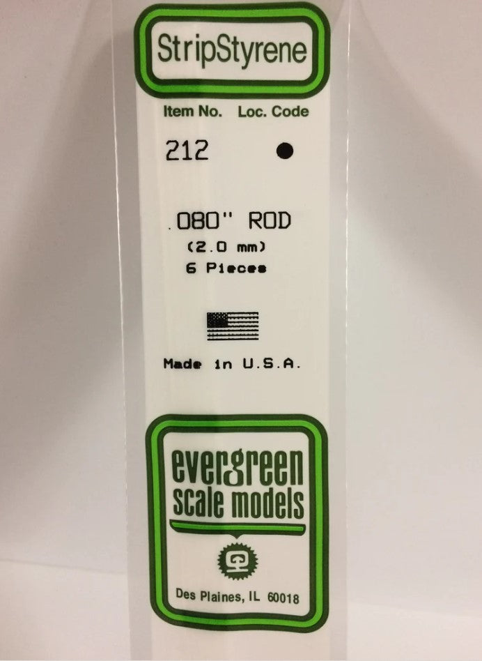 Rod White 35cm Long x 2.0mm pkt6