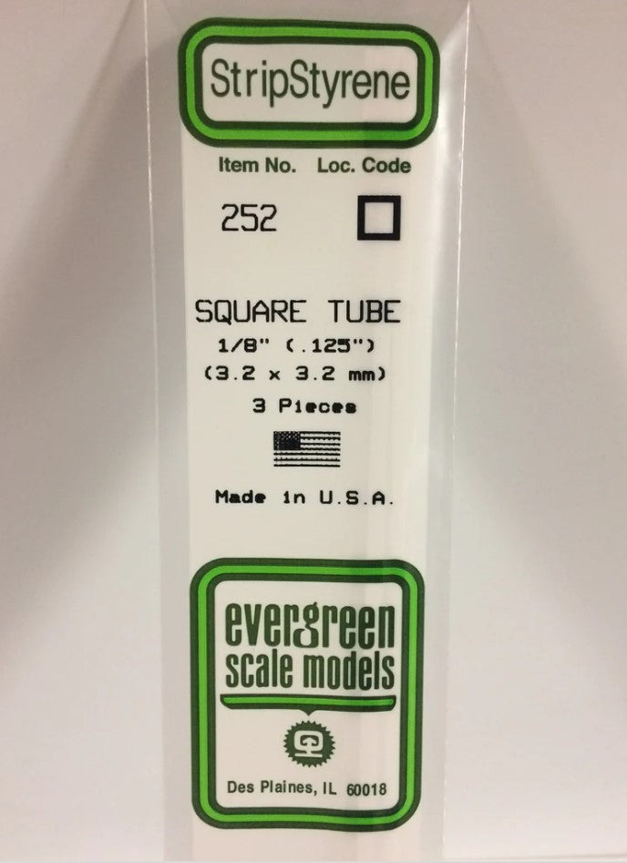 Square Tube 35cm Long 3.20mm pkt3