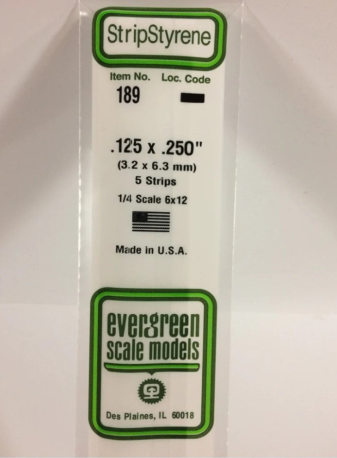 Stripstyrene White 3.2X6.3Mm 5