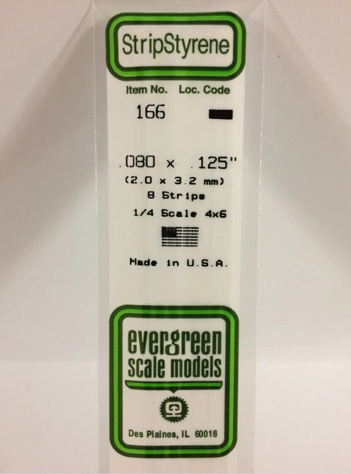 Stripstyrene White 2X3.2Mm 8