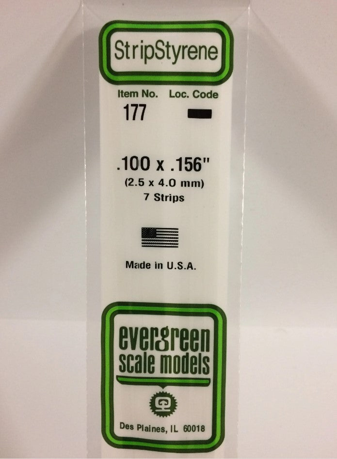 Stripstyrene White 2.5X4Mm 7