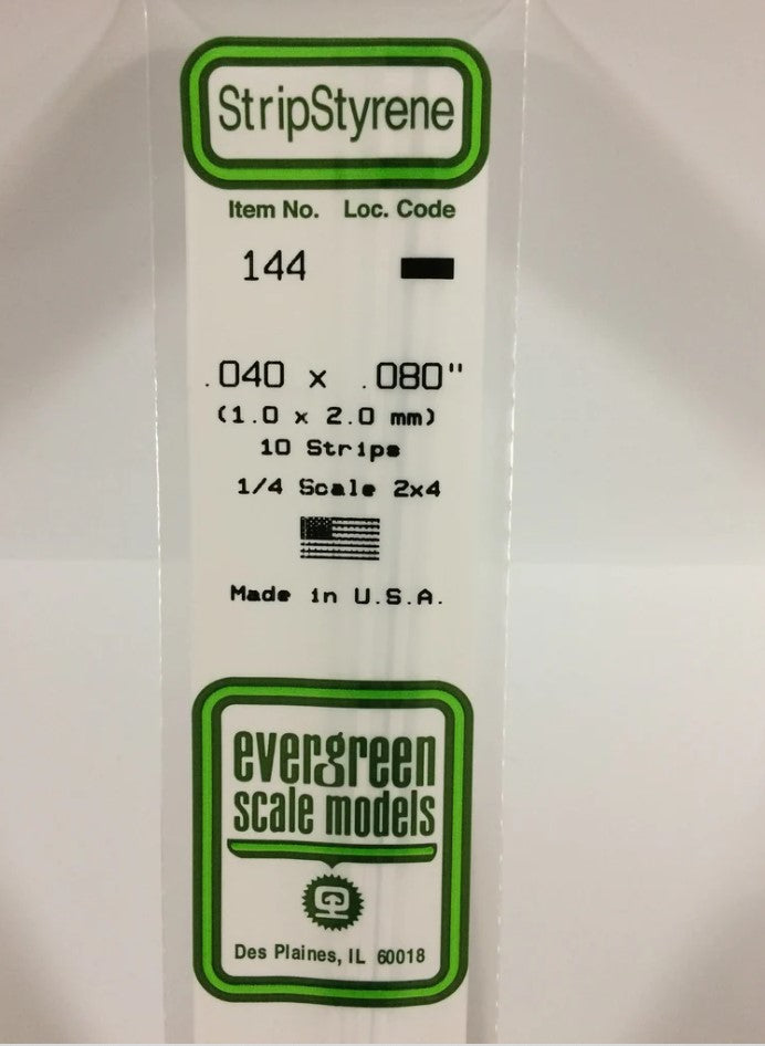 Stripstyrene White 1X2Mm 10