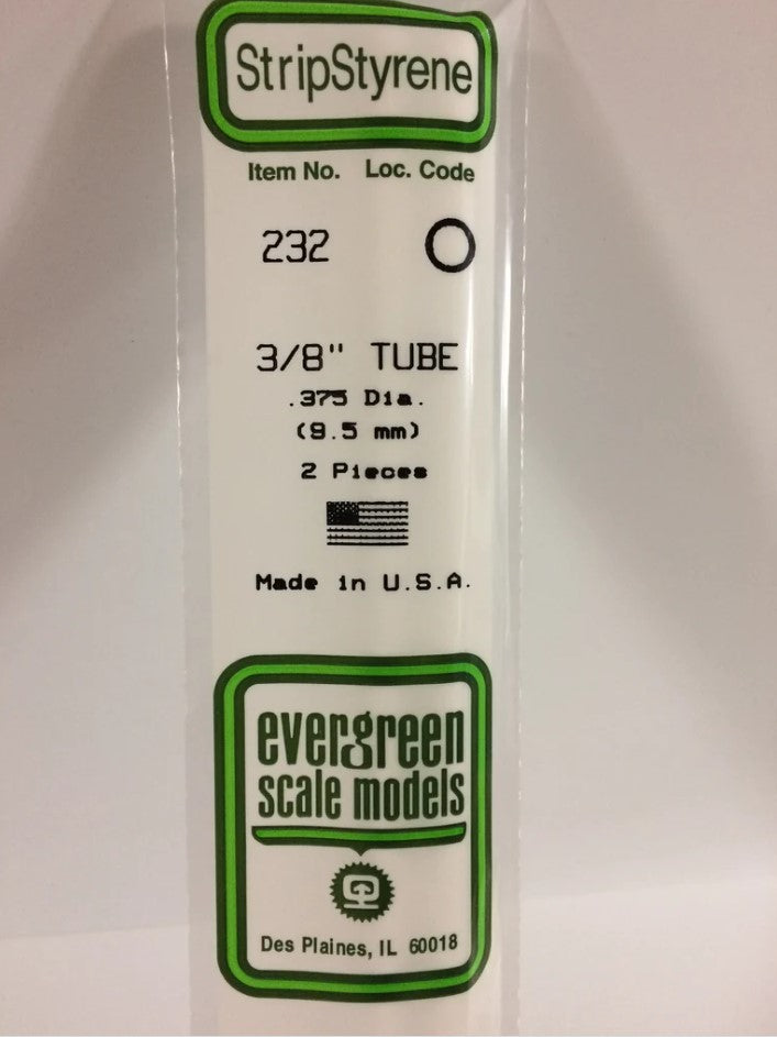 Tube White 35cm Long X 9.5mm pkt2