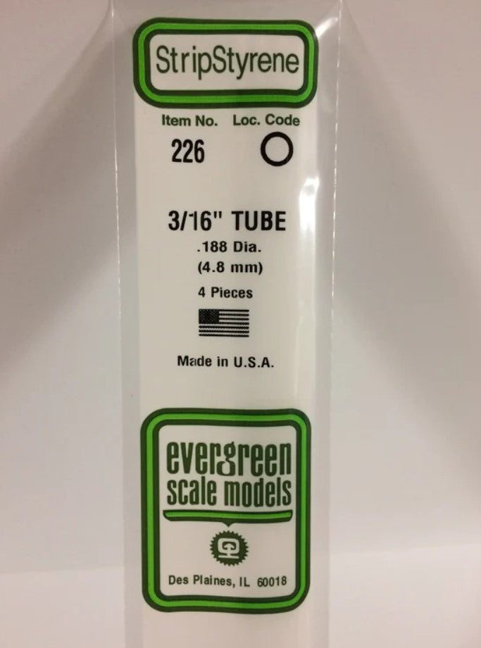 Tube White 35cm Long X 4.8mm 4