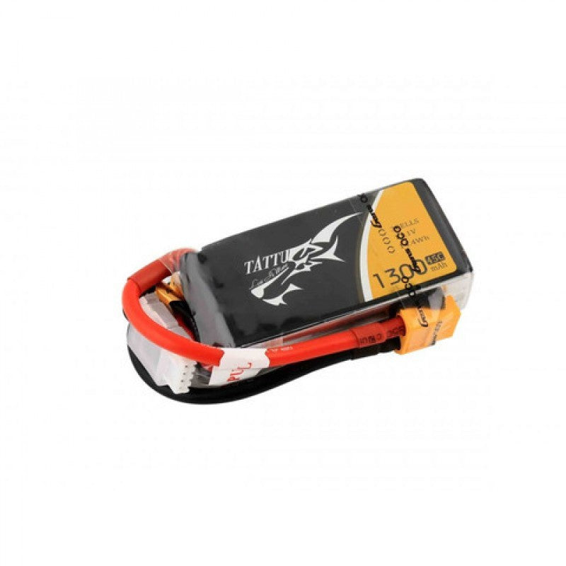 Tattu FPV 1300mah 3S 45C XT60 Plug