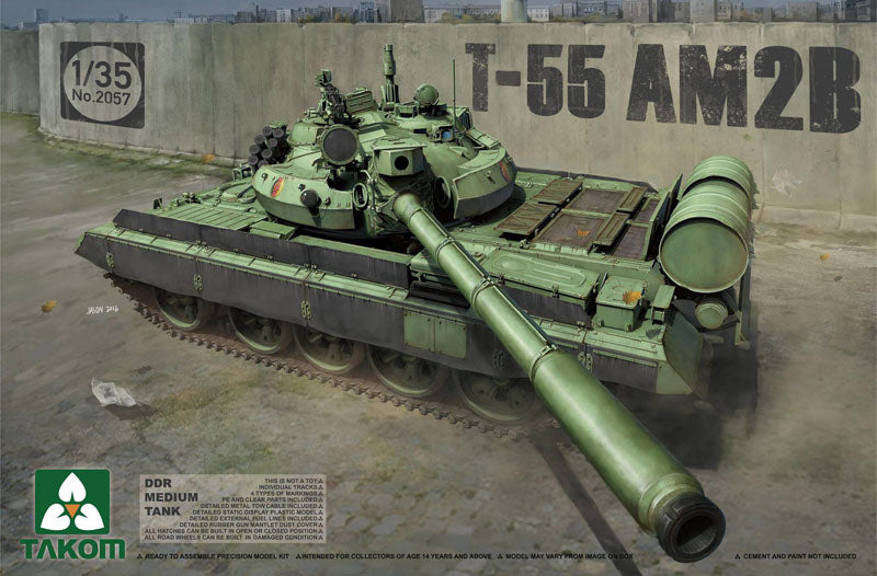 *Clearance* Takom 1:35 T-55 AM2B DDR Med. Tank