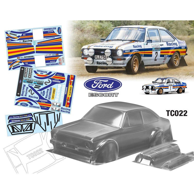 Team C 1:10 MK2 Ford Escort Clear Body