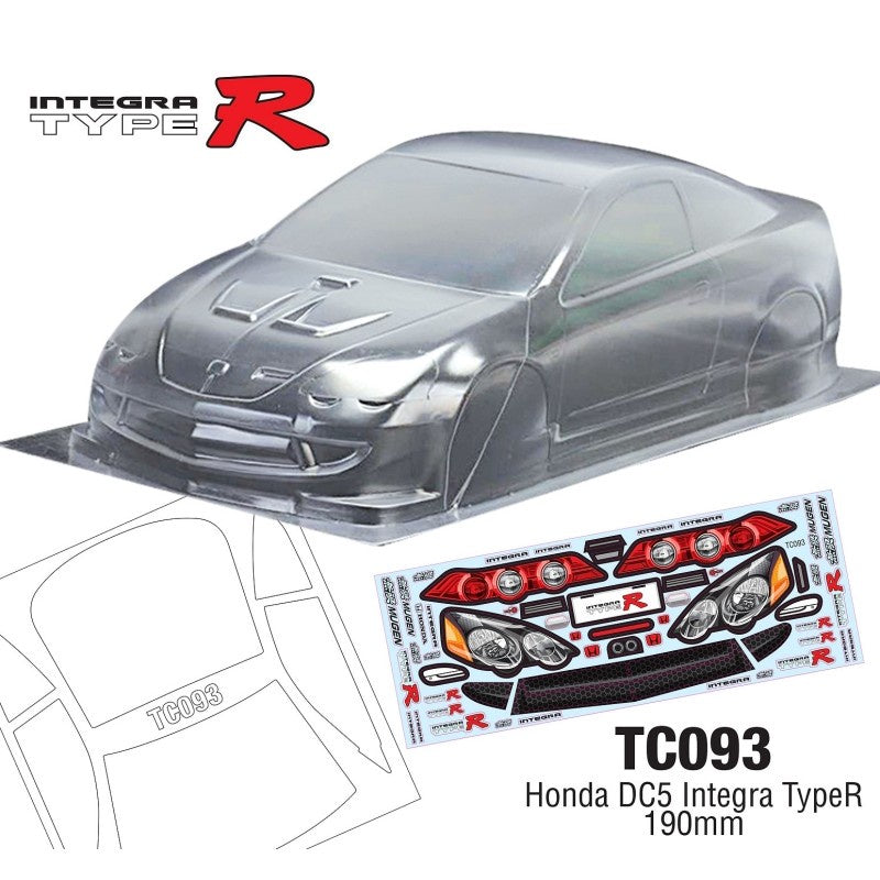 Team C 1/10 Honda DC5 Integra TypeR 190mm