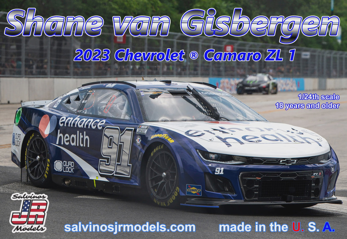 Salvino's Jr 1:24 2023 Chevrolet Camaro ZL-1 SVG