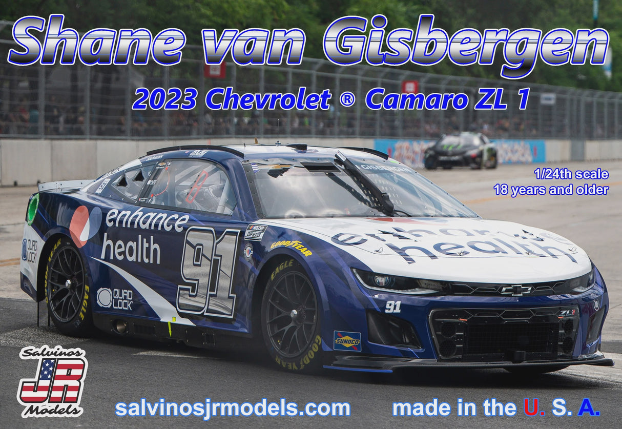 Salvino's JR 1:24 2023 Chevrolet Camaro ZL-1 SVG