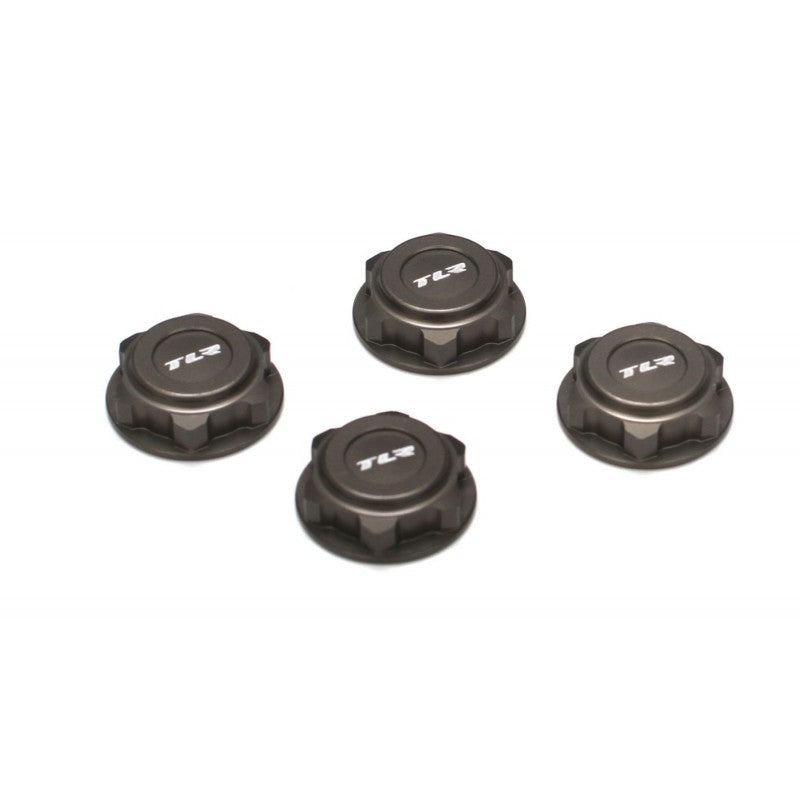 TLR Covered 17mm Wheel Nuts Grey Alum