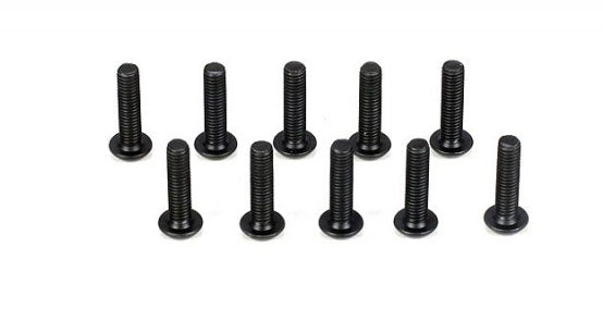 Team Losi Button Head Screws, M3 x 12mm